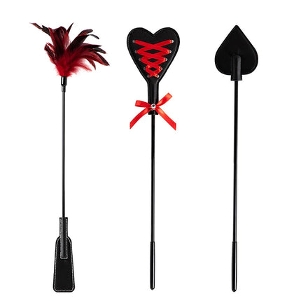 【AD】Sex Toys PU Leather Flirting Feather Tickled Whip Spank Flogger Clit Tickler BDSM Bondage Slave Erotic Adult Toys