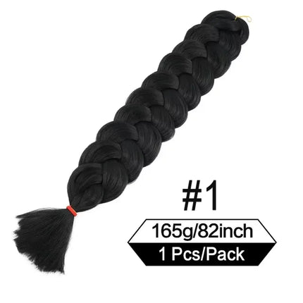 Xpression 82 Inch Synthetic Braiding Hair 165g Jumbo Braids Crochet Braid Kanekalon Hairstyle for Twist Hair Extension For Women