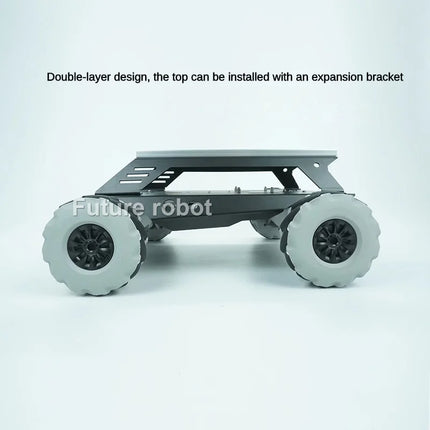 40-60Kg Load RC Tank Heavy Duty Mecanum Wheel Omnidirectional Robot 12V/24V Motor Metal Chassis for Research Programmable Robot