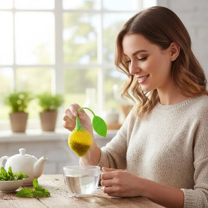 New Silicone Tea Infuser Teabag Kettle Loose Tea Leaf Strainer Ball Holder Herbal Spice Filter Teapot Gadgets Tea Brewing Device