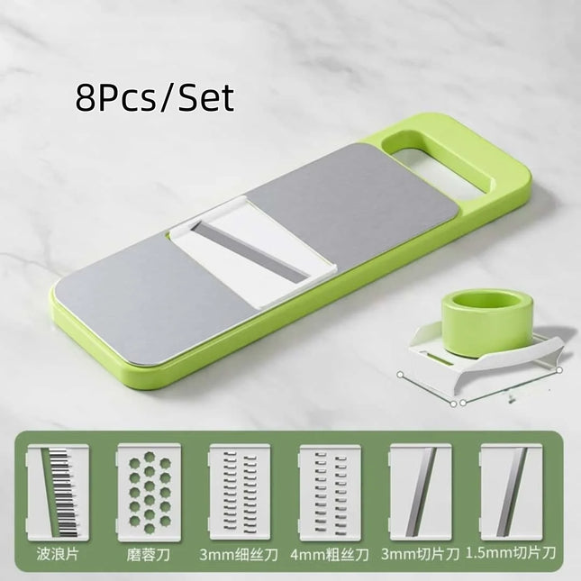 Adjustable Multi-Blade Vegetable Cutter Mandoline Slicer Potato Veggie Chopper for Kitchen Food Prep