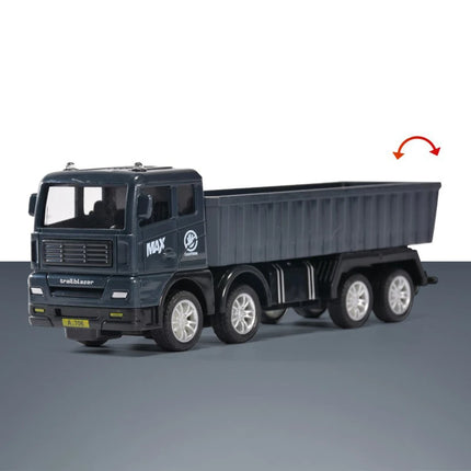 1pcs/Simulation Transporter Container Truck Freight Vehicle Children Kids Pull Back Car Model Educational Toys for Boy Game Gift