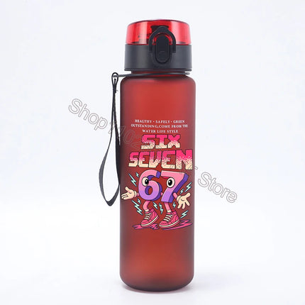 Steal A Brainrot Water Bottles 67 Six Seven Cartoon Printed Water Cup Kids Boys Sports Water Bottles Children Christmas Gifts