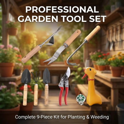 Customizable Gardening Tool Set New Hand Shovel & Hand Rake 2 PCS Garden Planting Tool Kit