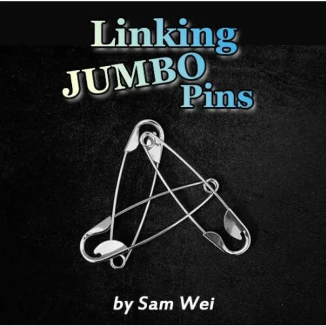 Linking Jumbo Pins By Sam Wei Stage Magic Tricks Illusions Magic Props Professional Magician Trick Magia Funny Gimmicks
