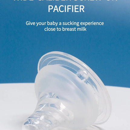 1pc Baby Bottle Nipples 5cm Wide Mouth Thickening Three Dimensional Simulation Of Breast Milk 5cm Silicone Nipple Baby Items