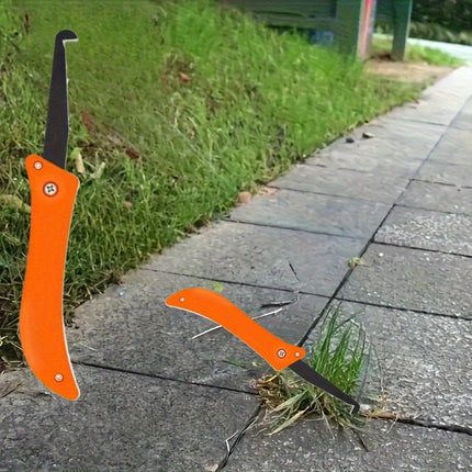 Heavy metal weed control tool - durable, lightweight, and foldable garden weed cleaner, outdoor weed control accessories