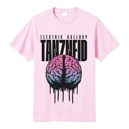 Tanzneid Album Cover Shirt ELECTRIC CALLBOY Band Design T-shirt Unisex Streetwear Cotton Loose Women Men Tshirts Graphic Merch