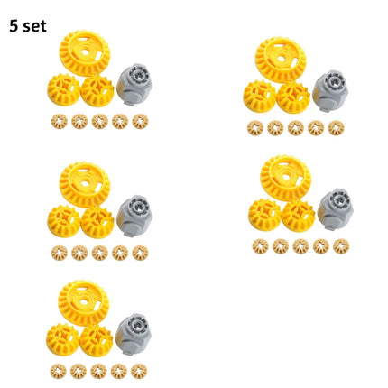 New Differential Gears MOC Technical Modification Parts Building Blocks Bricks 65414 69761 69762 6589 Compatible with Legoeds