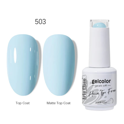 Arte Clavo HEMA TPO FREE Gel Nail Polish 15ML Long Lasting For Manicure Semi Permanent Nail Art UV LED Gel Varnish Nail Supplies