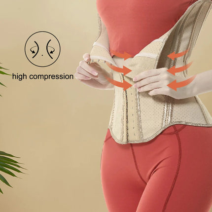Slimming Sheath Latex Rubber Waist Trainer Cincher Corset Shapewear Belly Body Shaper Modeling Strap Fajas Colombian Girdle Belt