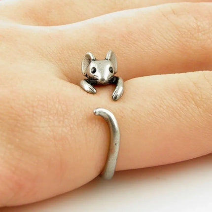 925 Silver Broken Ring Adjustable Vintage Jewelry Layered Women Ring Girl Fashion Accessories Party Birthday Gift Trendy