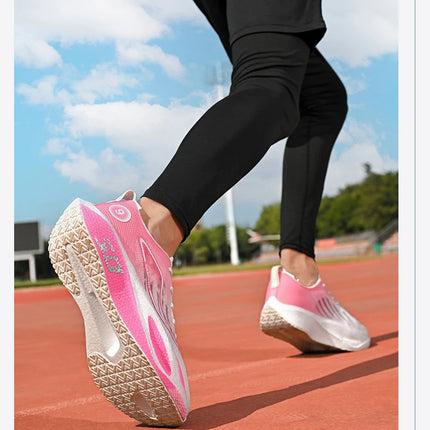 New Trendy Sports Running shoes, Comfortable and Breathable Men's and Women's Sports Casual shoes, Outdoor Large-sized Black 10