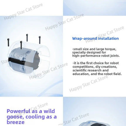 100% brand new Unitree IM6014 bionic robot joint motor, small medium sees big, force turns the world