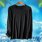 5xl [recommended 87.5-97.5kg ] / 1 piece long sleeve-mesh [solid color] black
