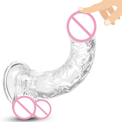 Cheap Realistic Big Dildo Women Erotic Anal Sex Toys Gay Clitoris Vaginal Masturbators 4 Sizes False Penis Dildos Sex Shop 18+