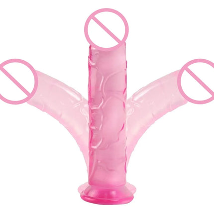 Realistic Dildos, Pink Dildo with Strong Suction Cup for Women,Adult Sex Toys，toys for Sexuals，safer Sex Products，anal Plug，dick