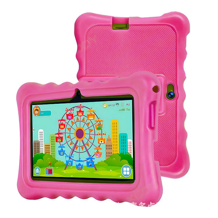 New 7 Inch 4GB RAM 64GB ROM Kids Tablets Quad Core WiFi Android 13 Bluetooth 5 Educational Software Installed Learning Tablet PC