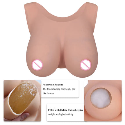 Eyung New Upgrade Silicone Fake Boobs Crossdressing Breast Crossdresser Silicone Boobs Shemale Artifical Boobs Transgender Suits