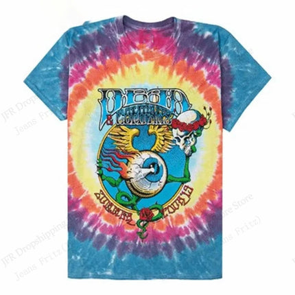 New Classic Rock Band Grateful Dead 3d Print T-shirt Men Women Fashion Trend Hip Hop Short Sleeve Tops Tees Kids Tshirt Tour