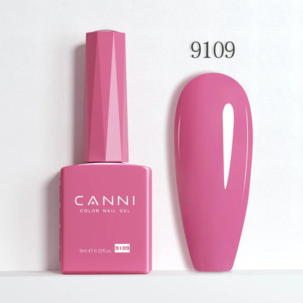 9ml CANNI Gel Nail Polish HEMA FREE TPO FREE Round Brush Gorgeous Color Soak Off UV LED Semi Permanent Gel Varnish Winter Nails