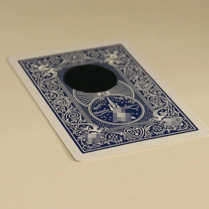 Pen Thru Card by J.C Magic Tricks Black Hole Penetration Magic Magician Close Up Street Illusions Gimmicks Mentalism Props