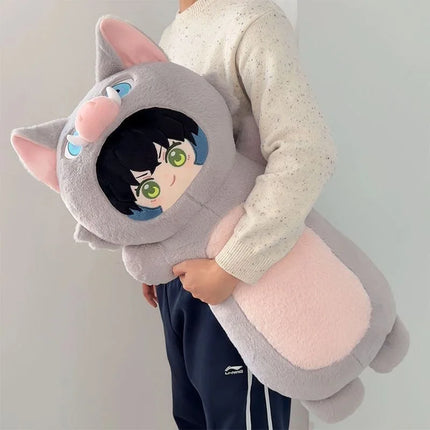 Kawaii Long Gaint Animal Plush Throw Pillow Pig Cos Hashibira Inosuke Doll Soft Hugging Body Pillow Home Decor Accompany Sleep