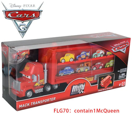 Pixar Cars Series Mini Car Set Lightning McQueen Black Storm Jackson Police Car Cruz Boy Toy Alloy Cars Gift FLG70