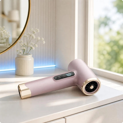 Beauty Appliance Two-Button Buttons Compact Hair Dryer Home Use Cordcordless Cordless Hair Dryer for Dorm