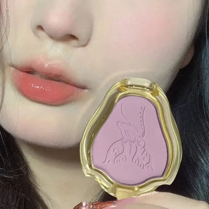 Mini Lasting Waterproof Face Blusher Face Contouring Soft Cheek Rouge Female Makeup Brighten Face Matte Natural Blush Palette