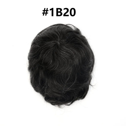 Os21 0.03-0.04mm NG Clearance Thin Skin Toupee Capillary Prothesis Hair Piece For Men Hair Replacement System V Loop Men Toupee