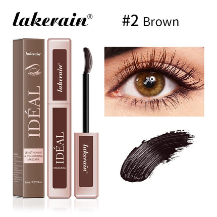 Super Waterproof Mascara 4D Mascara Thick Long Smudge-proof Plump Encrypted Long-lasting Curling Large Eye Makeup Makeup