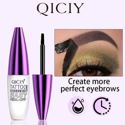 1pc Tear-Off Eyebrow Gel Lasting 3 Days Dyeing Eye Brow Long-Lasting Intense Waterproof Smudge-Proof Gel Make Up Cosmetic Tools
