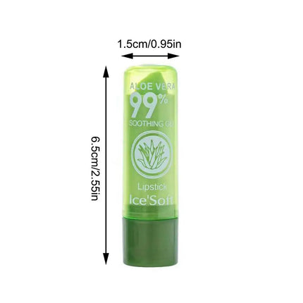 Aloe Vera Moisturizing Lipstick Moisture Lip Balm Anti Drying Temperature Color Changing Nourishing Lip Balm Lips Care 1-10pcs