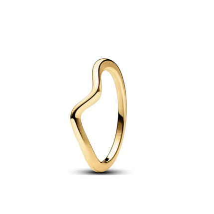 2025 Hot Selling Wholesale Gold Color Sun Heart Bow Size 6 7 8 9 Ring Rings For Trenday Women Jewelry 925 Sterling Silver