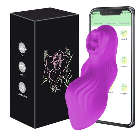 APP Bluetooth Vagina Sucking Vibrator 9 Modes Vibrating Sucker Oral Sex Suction Clitoris Stimulator Erotic Sex Toys for Women