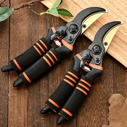 2026New Professional Titanium Bypass Pruning Shears Sharp Premium Garden Shears Pruning Shears Hedge Clippers Handheld Pruners