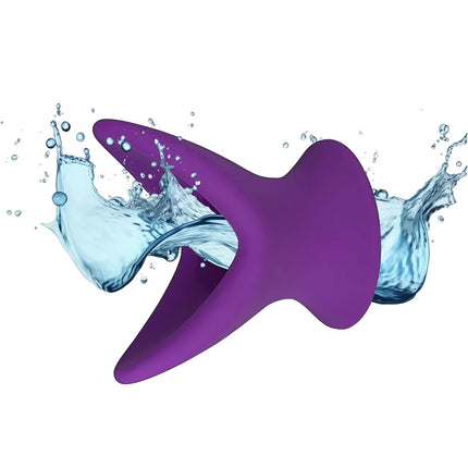 Silicone Anal Butt Plug Trainer Hollow Tunnel Anal Dilator Men Gay Vaginal Speculum Adult Sex Toys for Beginner Woman Female