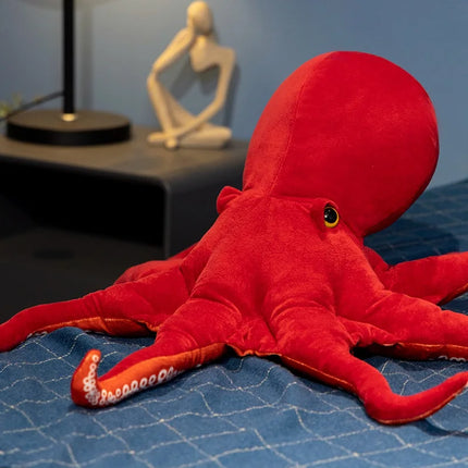 40cm75cm Lifelike Octopus Plush Toy Stuffed Simulation Sea Animal Plush Toys Red Octopus Dolls & Stuffed Toys For Gift