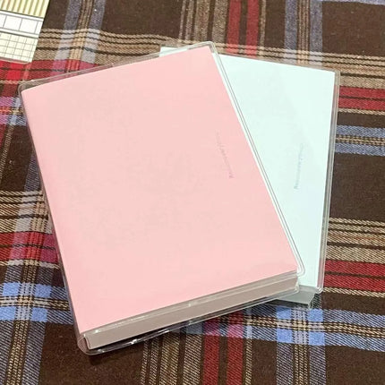 Thicken Notebook Transparent Cover Notepad Journal Handbook Horizontal Notebook Office Back To School Supplies Stationery Gifts