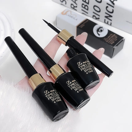Black Liquid Eyeliner Ultra Fine Natural Smooth Eyeliner Lasting Waterproof Quick Dry Non-Smudging Eye Durable Makeup Cosmetics
