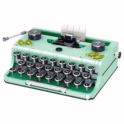 820PCS Typewriter Building Blocks Classic Creative Ideas Machine Retro Micro Building Blocks Toy For Adults Youths Holiday Gifts