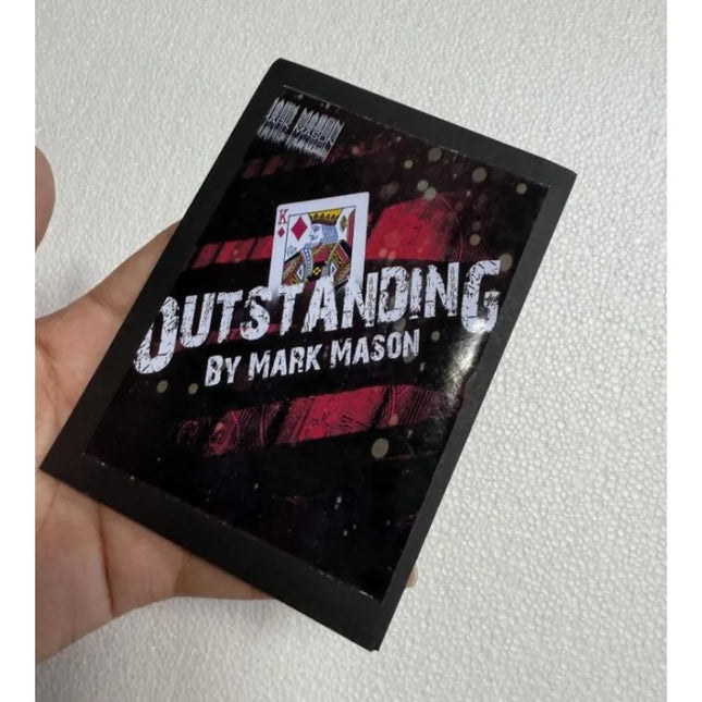 Outstanding By Mark Mason Gimmicks Close Up Magic Tricks Card Deck Props Funny Magician Magia Props Illusions Close Up Street