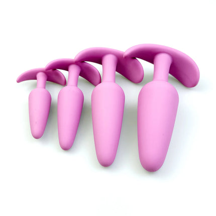 4 Sizes silicone anal plug Adult masturbation sexual wellness Stimulator Anal g-point massage anal massage dilatancy toys