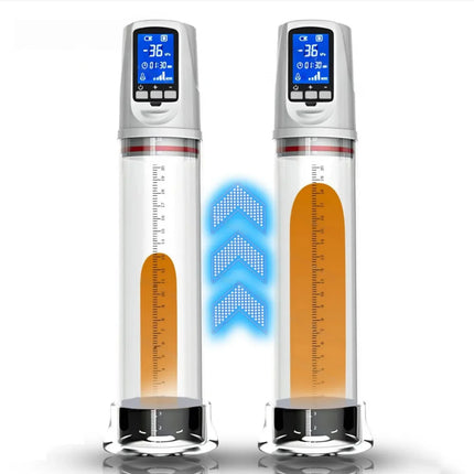 Electric Male Penis Pump Vacuum Sucking 9 Training Mode Penis Trainer Magnify Endurance Delay Ejaculation Adult Sex Toys for Me
