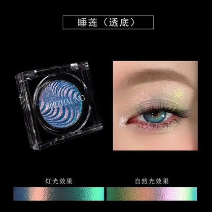 Chameleon Eyeshadow Powder Monochrome Matte Shimmer Metallic Glitter Gothic High Gloss High Colors Fine Flash lasting Eye Makeup