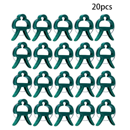 20Pcs Plant Fixed Clips Reusable Garden  Greenhouse Bracket for Fixed Plants Vine Flower  Seedling Stem Suppor t Garden Supplies