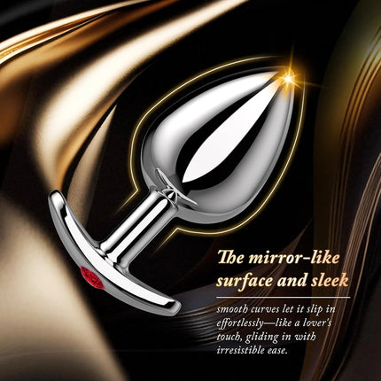 4 Sizes Metal Outdoor Anal Plug Stainless Steels Anchor Base Butt Plug Prostate Massager Anal Masturbator Dildos Adult Sex Toys