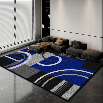 Nordic Abstract Luxury Carpet Home Decoration Living Room Fluffy Plush Rugs 200x300cm Bedroom Office Area Anti-Skid Floor Mats