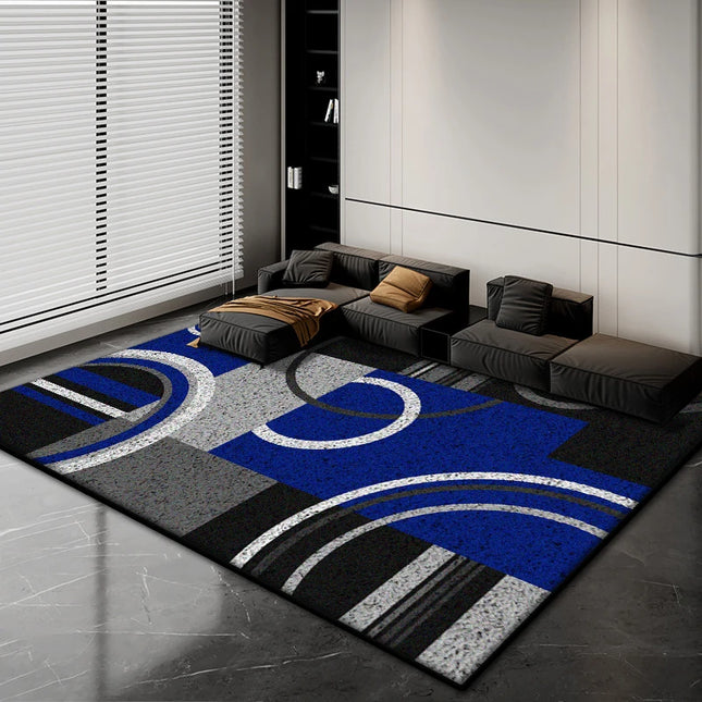 Nordic Abstract Luxury Carpet Home Decoration Living Room Fluffy Plush Rugs 200x300cm Bedroom Office Area Anti-Skid Floor Mats
